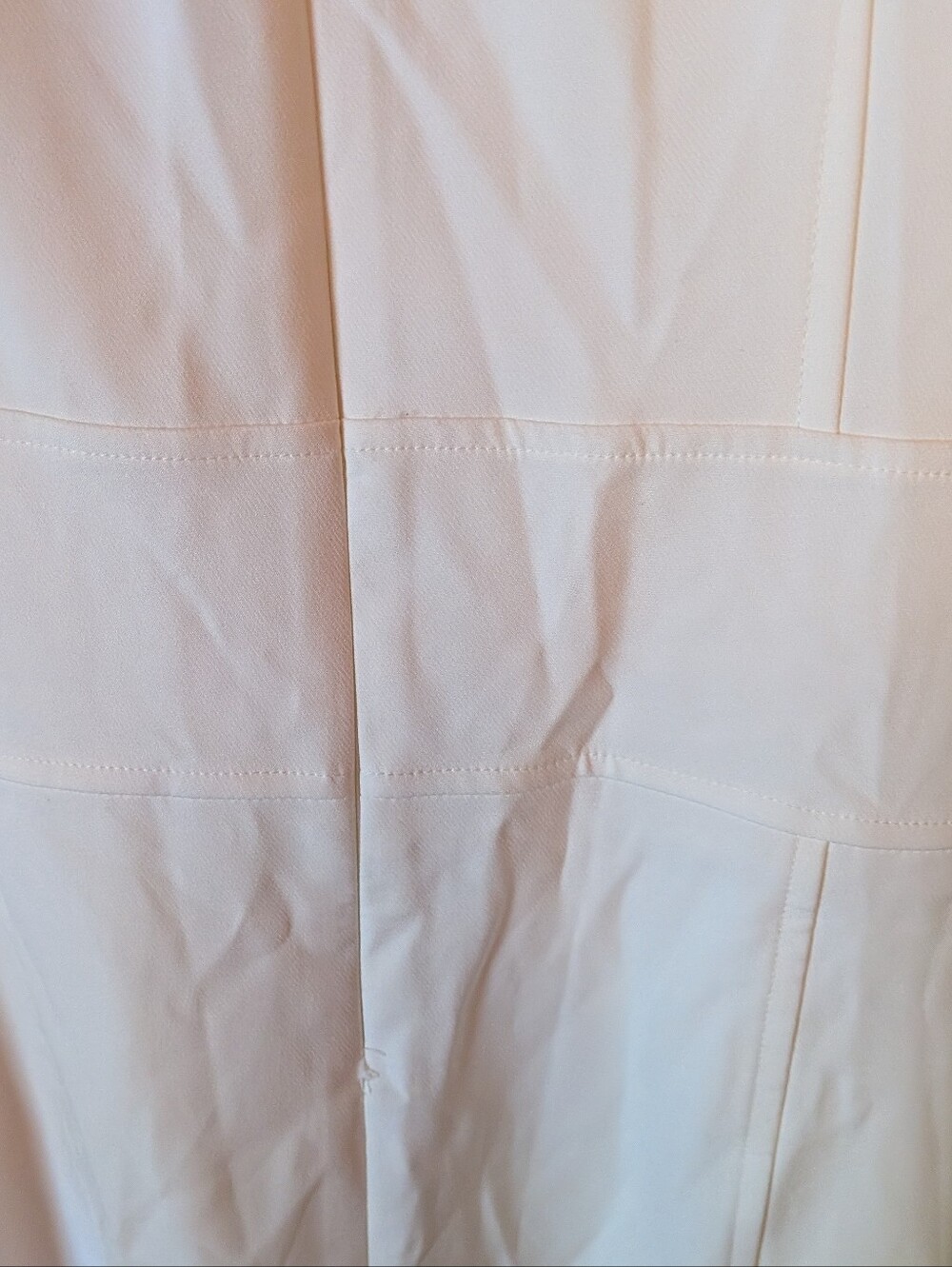 Julia Jordan NWT Soft Ivory Sleeveless Midi Dress, Ties In Front Size Large - Picture 2 of 9